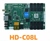 Carte d'envoi LED couleur Huidu C16, luminosité 5000 cd, étanche IP43, garantie 3 ans, certifiée CE/RoHS/FCC pour la publicité