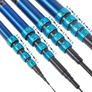 Canne à pêche télescopique en fibre de carbone 3.6m-6.3m <span class=keywords><strong>Mini</strong></span> Portable rapide pour le composite de pêche en rivière Lake Stream - Product Image 3