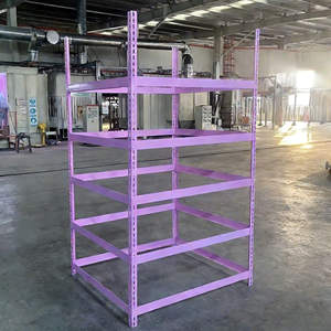 Heavy Duty Durable Steel Pallet <strong>Shelving</strong> Transport Storage Rack for Nursery <strong>Greenhouse</strong> Use 5-Layer Multi-functional Display - Product Image 4