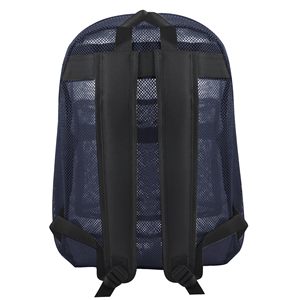 <b>Heavy</b> <b>Duty</b> Mesh <b>Backpack</b> Semi-Transparent College Student <b>Backpack</b> with Padded Shoulder Straps for Commuting Swimming - Product Image 6