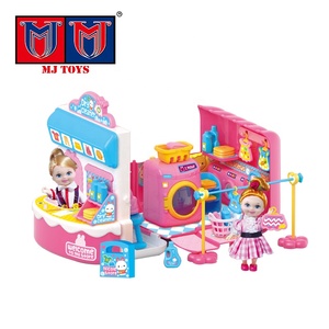 Juego de simulación de rol para niños y niñas, lavadora de ropa preescolar, juguetes con muñecas y accesorios, novedad - Product Image 6