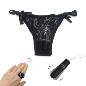 Amazon Hot Jouets Sexe Adulte Sexy <span class=keywords><strong>Lingerie</strong></span> Culotte Vibrateur Sans Fil Télécommande Vibrant Culotte Produits de Sexe pour Femme - Product Image 1