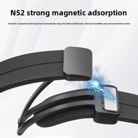 Bracelet magnétique universel en silicone 20-22 mm, compatible avec les montres Huawei GT6 Pro, Samsung 8, Garmin et Xiaomi