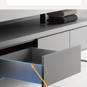 Heavy Duty Riding Rail <b>Box</b> Drawer Slide <b>Soft</b> Closing Furniture Cabinet Accessory for Kitchen Dining Outdoor Use - Product Image 4