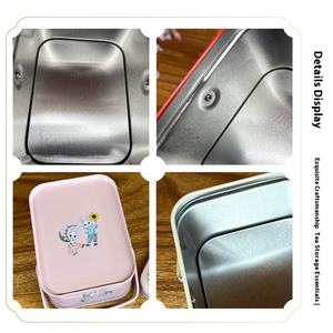 Caja de Metal para Dulces, Caja de Hierro para Regalos, Caja de Metal para Galletas, Dulces, Chocolates, Azúcares, Almacenamiento de Alimentos, Regalo - Product Image 4