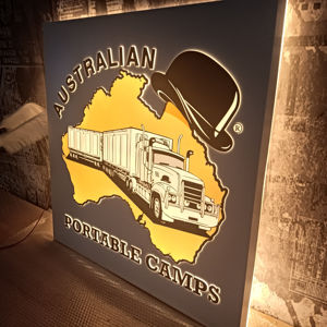 Caja <span class=keywords><strong>de</strong></span> Luz LED <span class=keywords><strong>de</strong></span> Proyección Personalizada con Doble Logotipo, Letrero Giratorio Redondo con Cuchilla Especializada para Publicidad en Tiendas - Product Image 5