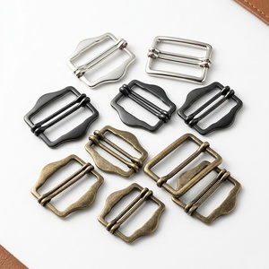 Heavy-Duty Metal Three-Glide Adjustable Buckle for Dog Collars and <b>Harnesses</b>-Durable Pet Hardware Accessories - Product Image 1