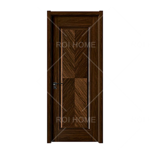 Roi בית מפעל ישיר pvc melamine mdf הדלת עור הדלת מודרני עמיד למים החלקה עמיד לחליפה פנים מלון - Product Image 4