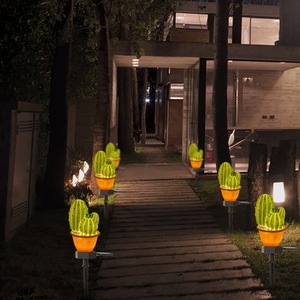 2/1 PC LED solaire plante lampe extérieure étanche Simulation ananas paysage lumière rue jardin clôture pelouse lumière décorative - Product Image 3