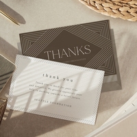 Cartes-cadeaux de voeux de remerciement pour les petites entreprises Invitation de mariage d'affaires personnalisée de luxe
