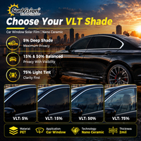 Film solaire pour vitres de voiture, film teinté pour fenêtres, isolation thermique, blocage des UV, film de protection solaire pour vitres de voiture
