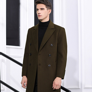 <span class=keywords><strong>Cappotto</strong></span> da <span class=keywords><strong>Uomo</strong></span> 70% Lana 30% Poliestere Giacca Lunga in Misto Lana Doppio <span class=keywords><strong>Cappotto</strong></span> <span class=keywords><strong>Invernale</strong></span> da <span class=keywords><strong>Uomo</strong></span> - Product Image 2