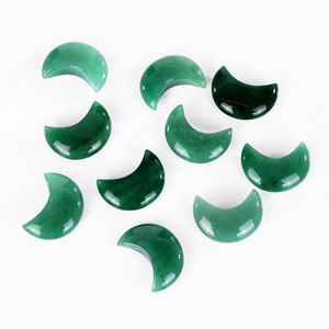 Venta al por Mayor de Piedras de Cristal de Aventurina <span class=keywords><strong>Verde</strong></span> Natural Talladas en Forma de <span class=keywords><strong>Luna</strong></span> y Cuarzo Rosa, Artesanía, Curación Espiritual, Regalo, Pequeña Decoración para el Hogar - Product Image 3