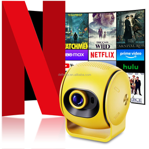 Dernier projecteur portable WiFi LED LCD Auto-Focus Android 13 Native 720p 200ANSI Home Theater Movie Prend en charge la vidéo 4K Mini - Product Image 1