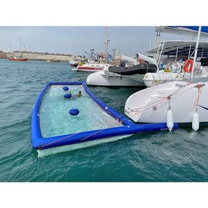 Piscines gonflables flottantes <span class=keywords><strong>hors</strong></span>-bord en PVC 4x4m pour bateaux de loisirs - Product Image 3