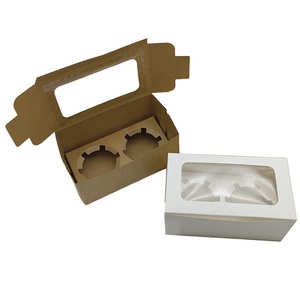 Foldable Custom 12 Hole Paper <strong>Cup</strong> <strong>Cake</strong> Packaging Box Bakery Cupcake <strong>Boxes</strong> with clear Window - Product Image 5