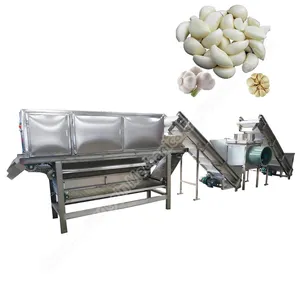 Automatische Droge Pneumatische Knoflook Peeling Machine Handel Ui En Knoflook Dunschiller Machine