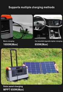 3000w 2688Wh centrale électrique portable 2400w 3000w 5000w générateur de centrale électrique portable extérieur avec <span class=keywords><strong>solaire</strong></span> - Product Image 4