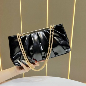 2026 New Fashion Women Clutch Bag Elegant PU Leather Party Evening bags Chain shoulder Crossbody Bag Handbag For Women - Product Image 1