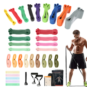 Bộ dây kháng lực tập thể dục cao cấp bằng cao su <span class=keywords><strong>Latex</strong></span> TPE, có thể kéo giãn, in logo tùy chỉnh - Product Image 1