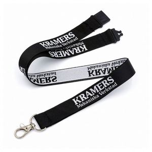 Good Quality Custom Design Double Woven logo <b>Polyester</b> <b>Lanyards</b> - Product Image 2