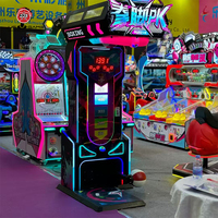 Machine d'arcade de boxe Fist Kick PK King Fighters, à monnayeur, construction en métal, plastique et acrylique, intégrée, garantie 1 an, version anglaise