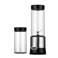 Draagbare oplaadbare USB smoothie maker/sapcentrifuge beker met eenvoudige bediening, ideaal voor onderweg, persoonlijke blender voor fruit.