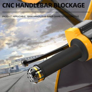 18มม. อุปกรณ์เสริมสำหรับรถจักรยานยนต์มือจับปลายแฮนด์ปลั๊กท้ายแฮนด์มอเตอร์ไซด์ - Product Image 5