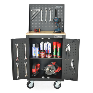 Meilleure vente 61cm Boîte d'outils en acier inoxydable Personnalisable Mécanicien Outil Trolley Cabinet OEM Support - Product Image 5