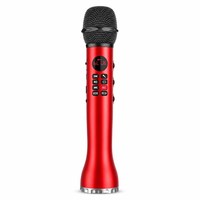 Microphone sans fil OEM 9W L-598 avec moniteur/écran, microfono inalambrico profesional, système de haut-parleurs pour karaoké, spiker