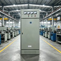 Armoire de compensation à faible tension AC 380V Zhixin GGJ à économie d'énergie, panneau de réglage de puissance réactive IP30, condensateurs 4-12 voies