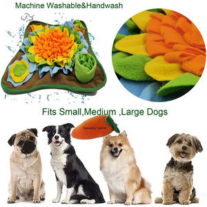 Tapis à renifler pour chien, tapis d'alimentation pour animaux de compagnie, jouet interactif de puzzle pour manger lentement, formation à la recherche de nourriture, tapis olfactifs pour animaux de compagnie - Product Image 5