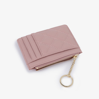 Dompet Wanita Kulit PU Desainer Mewah dengan Resleting Panjang, Tempat Kartu, Dompet Koin Portabel, Tempat Kartu Nama