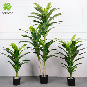 Arbre artificiel Ficus Ironwood brésilien en soie, plante en pot pour décoration intérieure et extérieure, haute simulation, pièce unique, rond - Product Image 4