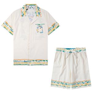 Conjunto Casual de Verano <span class=keywords><strong>Casablanca</strong></span>, Pantalones Cortos de Diseñador, Camisas de Manga Corta Unisex para Hombre, Conjunto de 2 Piezas de Lujo y Tendencia, Ropa de Marca - Product Image 3