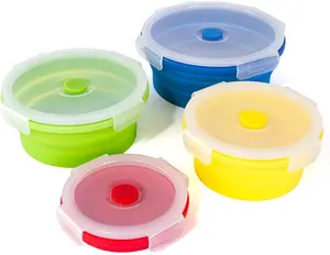 Hot Sell Folding lunch Container with Pcnic Collapsible Box with Outdoor used Folding Lunch Storage Container