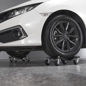 AMBITION Car <span class=keywords><strong>Wheel</strong></span> Porter Moves <span class=keywords><strong>Dolly</strong></span> <span class=keywords><strong>Wheel</strong></span> <span class=keywords><strong>Dolly</strong></span> pour voiture 3000 Lbs 1360 KG <span class=keywords><strong>Dolly</strong></span> Car Tire Stake - Product Image 6