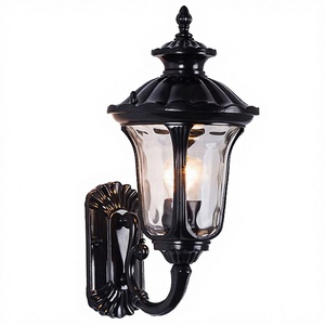 High Quality Square Modern Indoor/Outdoor LED Wall Light Waterproof Tempered Glass Diffuser Antiqued Vintage Garden Lamp - Product Image 4