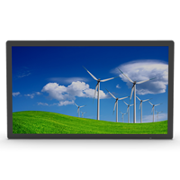 VISIGN Toutes les tailles 22 32 43 55 65 pouces intérieur mural android lcd écran ultra mince 4k affichage numérique bornes tactiles