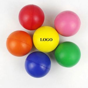 Custom Rubber Squeeze Soft Touch Round <b>Shaped</b> Stress Relief 6.3Cm Ball <b>Toys</b> With Logo - Product Image 1