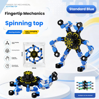 Robot transformable créatif, fidget spinner, jouet sensoriel anti-stress, spinner à doigts transformable