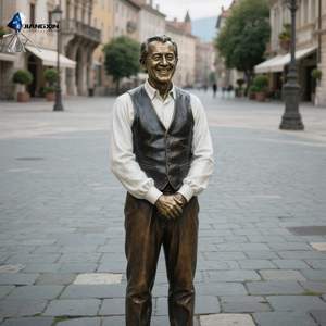 Statues en bronze baroque de qualité supérieure-Figures européennes classiques pour les halls d'hôtel et les jardins <span class=keywords><strong>du</strong></span> château - Product Image 4