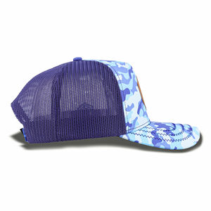 Gorra de malla tipo trucker de poliéster para deportes al aire libre de verano con visera curva de perfil alto Tcap China - Product Image 4