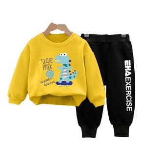 Ensembles de survêtements pour enfants de loisirs garçons et filles printemps automne survêtements coton deux pièces enfants - Product Image 5