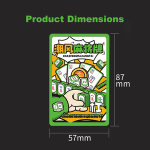 Carte <span class=keywords><strong>da</strong></span> Gioco Mahjong Jumbo Urbane e Trendy, Gioco di Carte Artistico Oversize per Adulti - Product Image 5