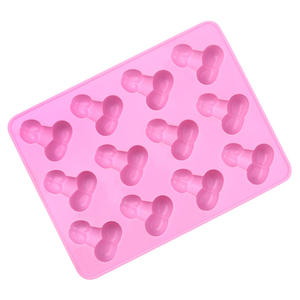 Seksi <span class=keywords><strong>Penis</strong></span> şekli silikon reçine kalıp, çikolata silikon, silikon buz küpü tepsi Ss055 - Product Image 2