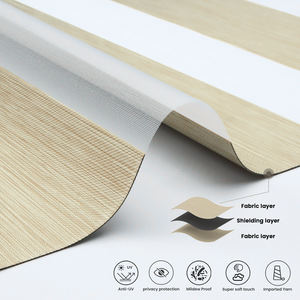 Smart Dual Layer Electric Day Night Blackout Tuya <span class=keywords><strong>Google</strong></span> WiFi Smart APP Control remoto Persianas cebra motorizadas para Windows - Product Image 6