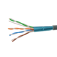 Câble réseau SIPU SP-W5U002 0,5 mm CCA 24AWG FTP Cat5e LAN 305 m (1000 pi) gaine PVC paire torsadée fibre optique OM3
