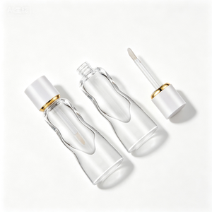 Envase de Lujo Moderno Personalizado de 5ml para Brillo Labial, Colorete, Suero, Cuidado de la Piel, con Brocha de Plástico, Contenedor de Lápiz Labial, Serigrafía, Tapa de Rosca, Cosmético - Product Image 2