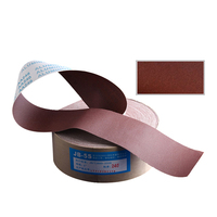 Prêt à expédier Areal JB-5 Rouleau de toile abrasive rouge de 4 pouces (115 mm) x 50 m, personnalisable OEM 40 # -600 #   Grit